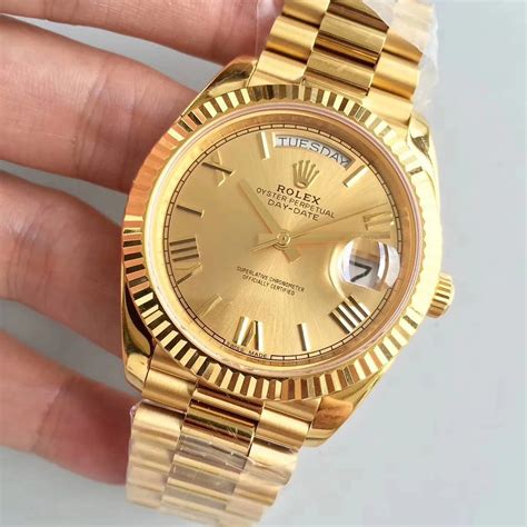 do rolex use real gold